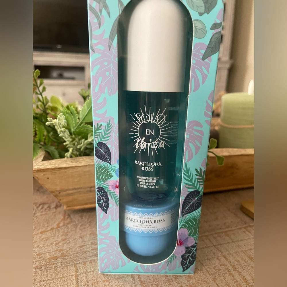Solo en Ibiza Barcelona Bliss Tropical Dual-Set Body Mist and Body Cream